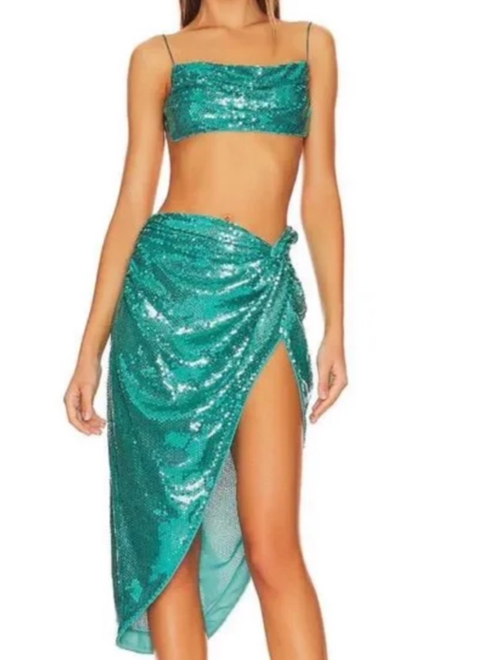 NBD Turquoise Sequin Set